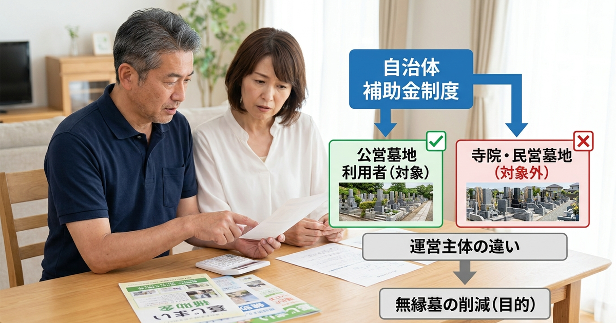自治体の補助金制度を使える条件と、現実の対象範囲