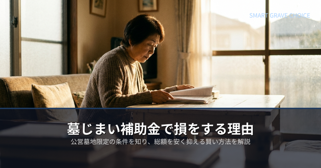 墓じまい 補助金の解説イメージ