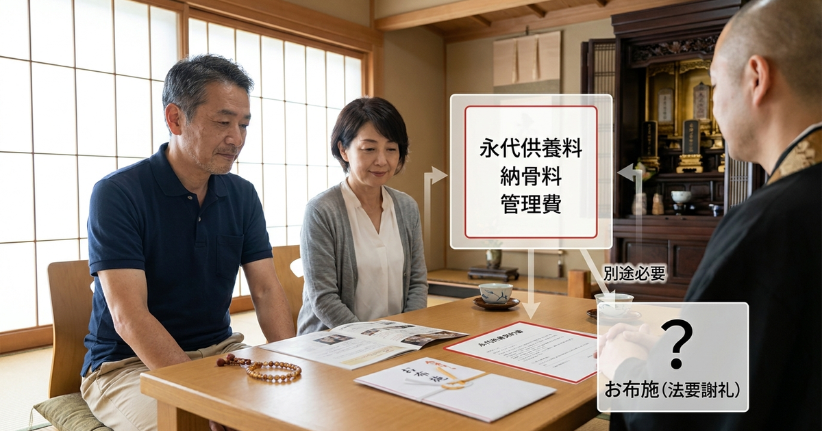 永代供養のお布施で「契約に含まれていると思い込む」失敗が起きている