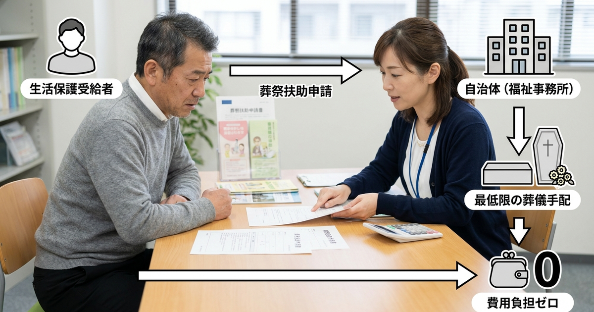 葬祭扶助制度を使えば生活保護でも葬儀費用の負担はゼロになる