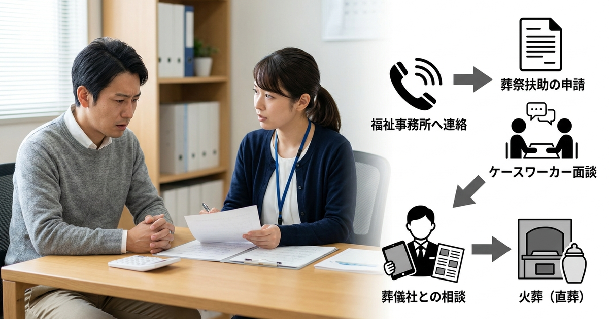 申請から火葬まで、生活保護葬で実際に進む流れ