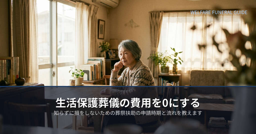 葬儀 費用 生活 保護の解説イメージ