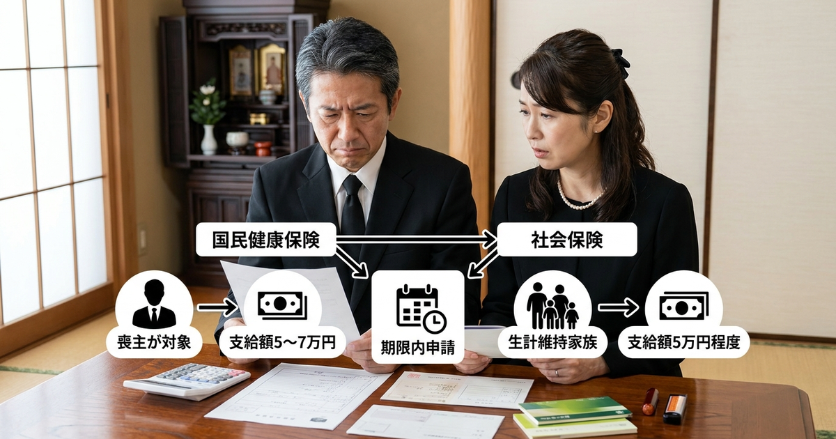葬儀費用の補助金を確実に受け取るために押さえておくべき保険の種類と金額