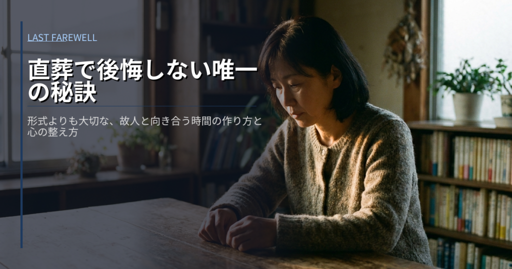 直葬 後悔の解説イメージ