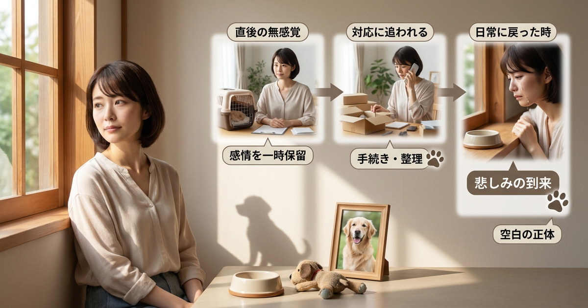 ペットロスが後からくる理由と、いま感じている空白の正体
