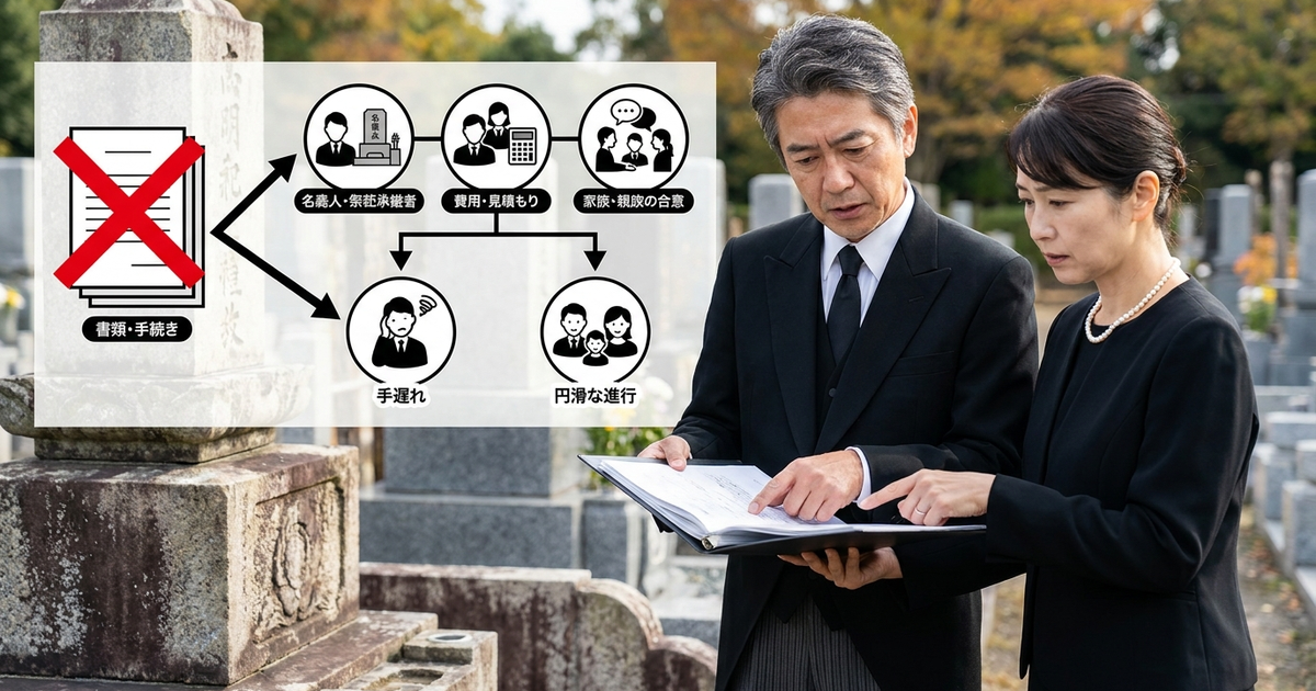 墓じまいの流れで失敗する家族が必ず省略している3つの確認