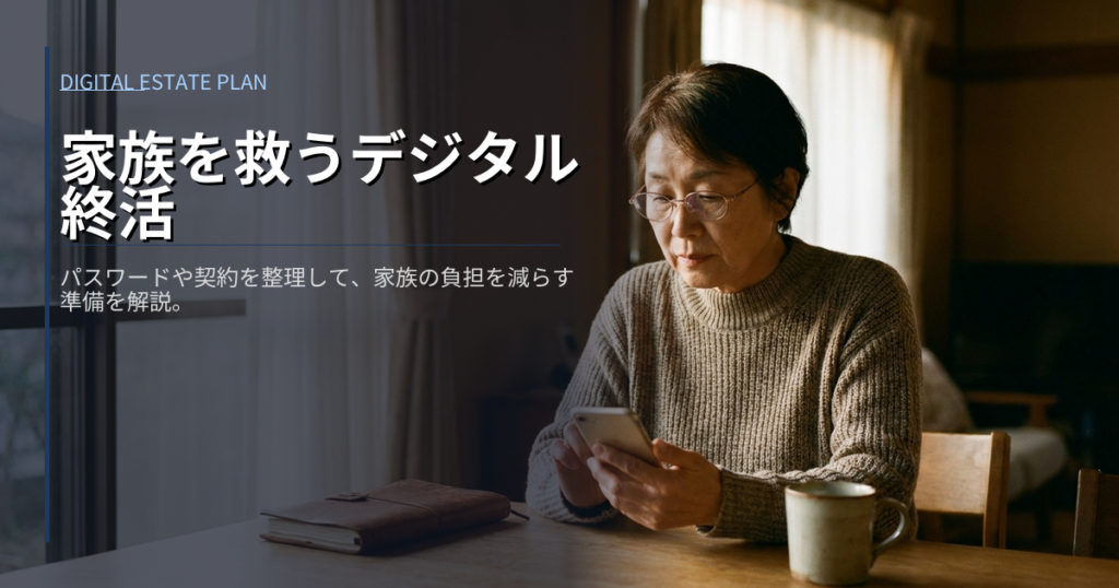 デジタル終活の解説イメージ